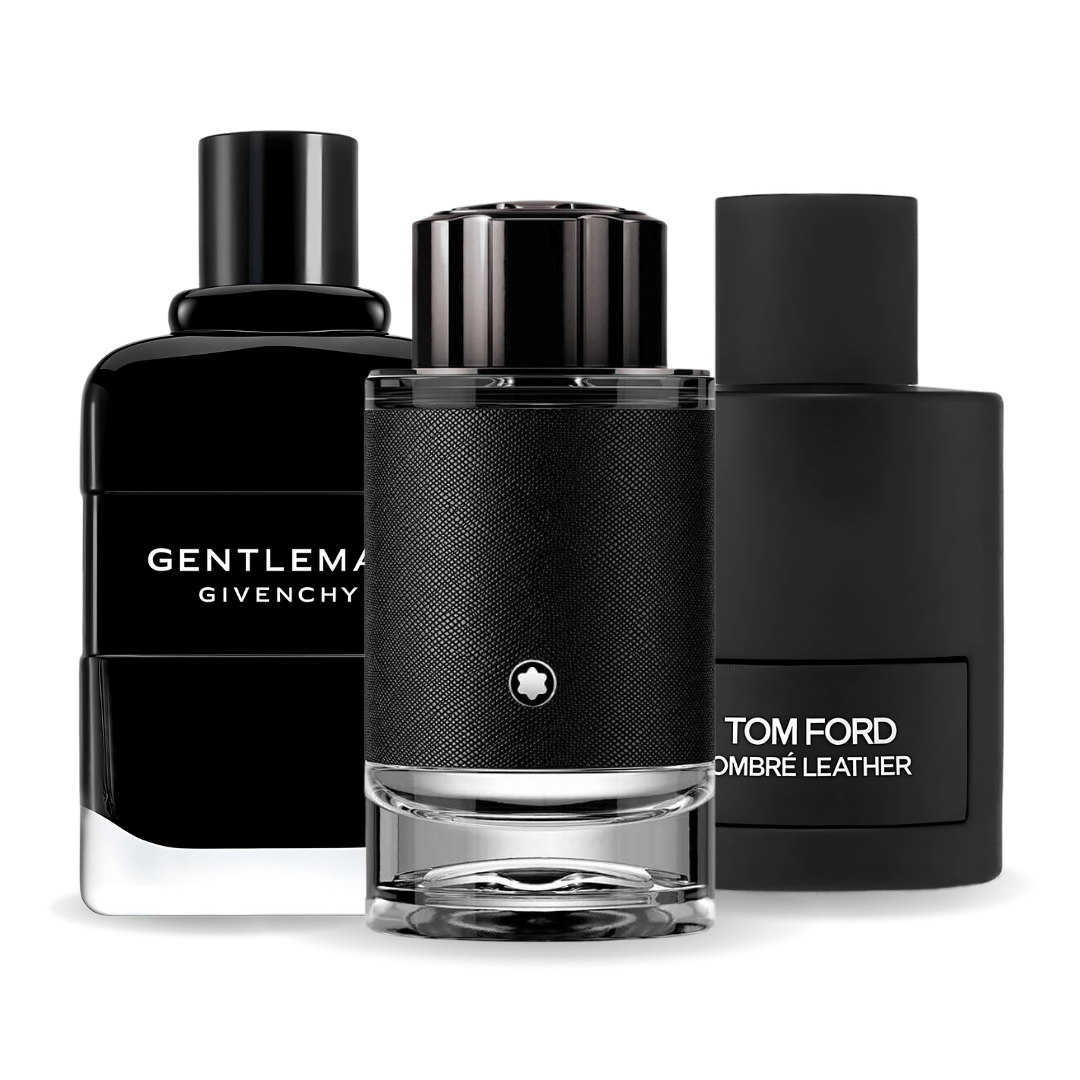 Pachetto promozionale 3 Tom Ford Ombre Leather, Givenchy Gentleman, Montblanc Explorer 100ml