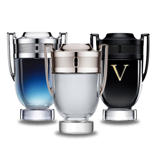 Pacchetto promozionale di 3 profumi  Paco Rabanne INVICTUS LEGEND, Paco Rabanne INVICTUS e Paco Rabanne INVICTUS VICTORY 100ml
