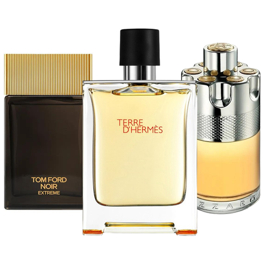 Pachetto promozionale 3 Terre d'Hermès, Azzaro Wanted, Tom Ford Noir Extreme 100ml