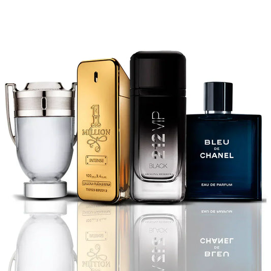 Pachetto 4 Profumi - Invictus + One Million + 212 VIP Black + Bleu de Chanel 100ML Invictus 100ML