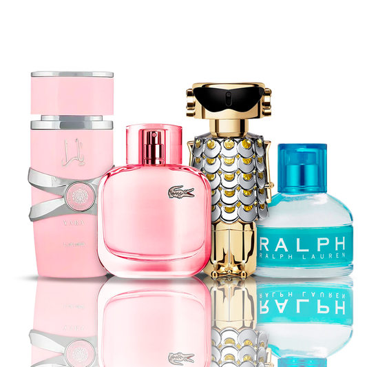 Pachetto 4 Profumi - Fame + Yara + Lacoste Sparkling + Ralph Lauren 100ML